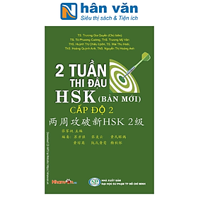 Sách - 2 Tuần Thi Đậu HSK Cấp Độ 2 - Sách luyện thi tiếng Hoa độc quyền