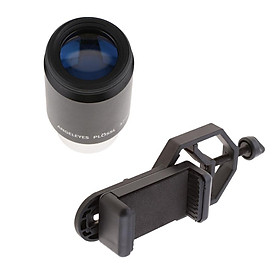 Telescope Eyepiece PL32 Plossl Lens 1.25''/31.7mm + Cell Phone Telescope Mount for iPhone