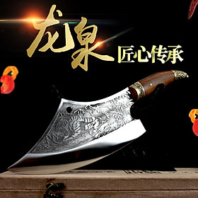 Mua DAO BẾP - DAO THÁI CHẶT HOA VĂN HỔ MÃ A29 DT150 NT topcomshop vn