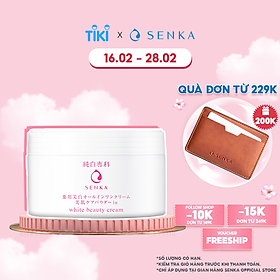 Kem dưỡng trắng da nâng tông 3 trong 1 Senka White Beauty 100g