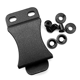 Tactical K Sheath Hostster Vòng eo Clip ngoài trời DIY Pocket Scabbard Belt Kẹp với ốc vít thích hợp cho Kydex Holster Color: As Show