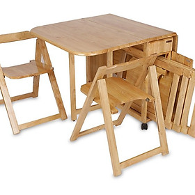 Mua Bàn ăn xếp gọn màu tự nhiên