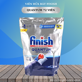 Viên rửa bát finish quantum max 72 viên 14 in 1