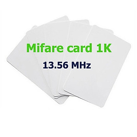 Mua ( Hộp 200 Thẻ ) Thẻ RFID 13.56Mhz  Thẻ RFID Mifare  Thẻ tần số HF  Thẻ Chip 13.56Mhz