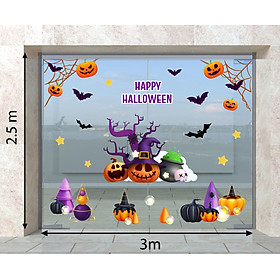 DECAL TRANG TRÍ HALLOWEEN 2023 COMBO SỐ 35