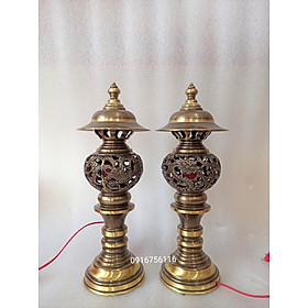 Mua Đèn thờ long phụng cỡ đại đồng vàng cao cấp  đèn rồng phượng  long phụng cỡ đại  đồ thờ cúng  phụ kiện thờ cúng