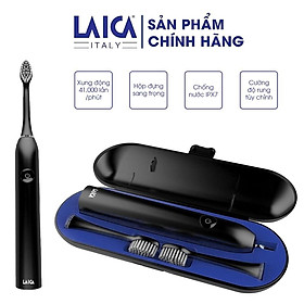 Bàn chải điện LAICA PC4004 - Rung 41000 lần 1 phút - Hộp đựng sang trọng - Sạc pin