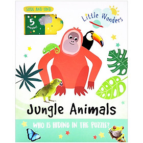 Hình ảnh Little Wonders Puzzle Slider Books - Jungle Animals