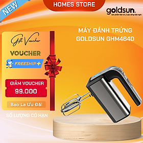 Mua Máy Đánh Trứng Cầm Tay GOLDSUN GHM4640 5 Chế Độ Chỉnh Công Suất 350 W - Hàng Chính Hãng