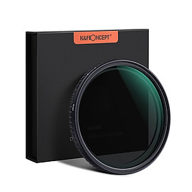 Bộ Lọc Trung Tính Biến Thiên Siêu Mỏng Cho Ống Kính Máy Ảnh Canon Và Sony K&F CONCEPT (ND2-ND32)