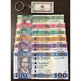 Mua Bộ tiền cổ thế giới Nam Sudan 6 tờ (kèm móc chìa khóa hình tiền xưa lạ mắt)