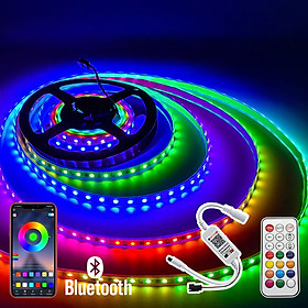Đèn led đuổi 5050 rgb ic ws2811 30 hiệu ứng, kèm nguồn 12v