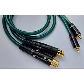 Mua Cặp dây DIY Canon Cái ra AV cao cấp/ Dây tín hiệu âm thanh đầu jack xịn Canon ra Bông sen - Hàng nhập khẩu