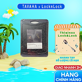 Mua Thớt Nhựa Kháng Khuẩn Lock&Lock Black Marble CKD006 CKD007 CKD008 Màu Đen 3 Size S  M  L - Hàng Chính Hãng
