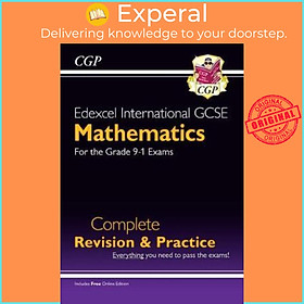 Sách - Edexcel International GCSE Maths Complete Revision & Practice - Grade 9-1 (w by CGP Books (UK edition, paperback)