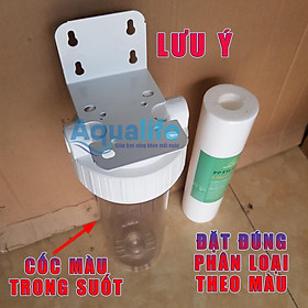 Mua Combo bộ lọc nước đầu nguồn đầy đủ giá đỡ và phụ kiện