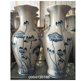 Mua Lọ lộc bình men rạn vẽ sen  Giá tốt