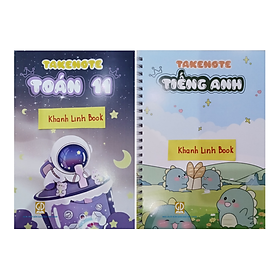 Sách - Takenote Toán + tiếng anh lớp 11