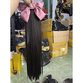 tóc cột dính nơ️ 50k️ tóc cột thẳng đính nơ