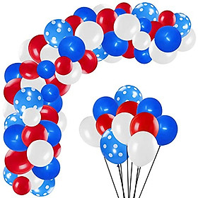 Bộ bong bóng trang trí tiệc balloon garland for British National day qka10