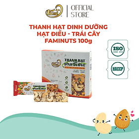 Thanh Hạt Dinh Dưỡng Vị Hạt Điều & Trái Cây Faminuts - Thanh Ngũ Cốc Ăn Kiêng Giảm Cân