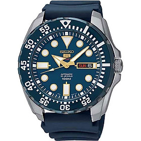 Seiko Men's Diver Automatic SRP605K2 Blue Rubber Automatic Fashion Watch