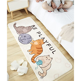 Mua Thảm Lông chùi chân dài 40x120cm  thảm cửa ra vào  thảm đặt chân giường Cao Cấp