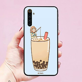 Ốp lưng dành cho điện thoại Realme 6 Hình Trà Sữa Cute