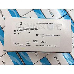 Mua Hạt mạng rj45 cat5e Commscope (Hộp 100 chiếc) P/N:6-554720-3 - Hàng chính hãng