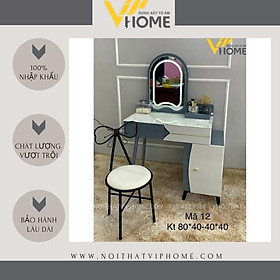Mua Bàn trang điểm  bàn phấn kèm gương tích hợp đèn LED kèm nút cảm ứng thông minh và ngăn kéo để đồ tện lợi BTD-00065