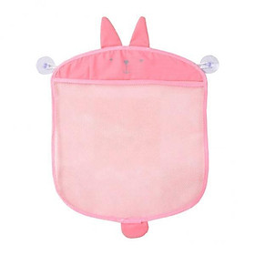 20xBaby Bath Time Toy Tidy Storage Hanging Bag Mesh Bathroom Organiser Net Pink