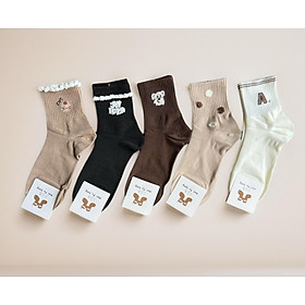 SET 5 ĐÔI TẤT VỚ NỮ CAO CỔ MÃ 18 DÀNH CHO NỮ