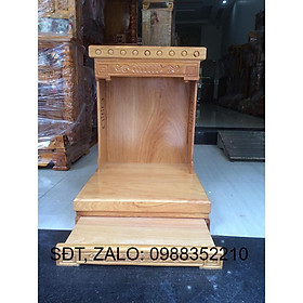 Mua Bàn thờ thần tài ông địa gỗ Gõ Đỏ 48 X 68CM - Đồ Gỗ Vinh