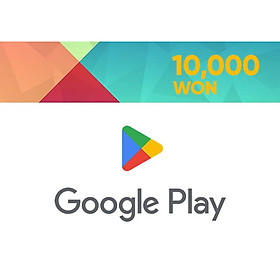 Hàn Quốc [Evoucher] Google Play Gift Card (Korea) 구글기프트카드 10,000 W.ON