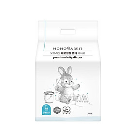 Bỉm Quần Bé Trai MOMO RABBIT Size L 8-12kg 28 Miếng