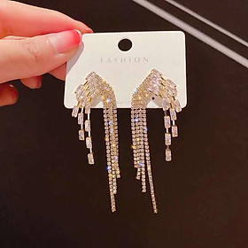 Earrings đeo tai gắn đá thời trang ulzzang Korea