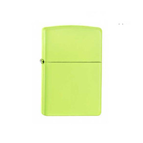 Bật lửa zippo 28887 –bật lửa zippo neon yellow matte
