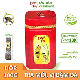 Trà ô long (o long, oolong, olong) cao cấp Quê Ta nguyên chất, vị đậm đà, là nguyên liệu làm trà sữa ngon – HỘP ĐỎ 100g