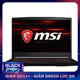 Laptop MSI GF63 Thin 9SCXR-075VN (Core i5-9300H/ 8GB DDR4 2666MHz/ 512GB SSD M.2 PCIE/ GTX 1650 4GB GDDR6/ 15.6 FHD IPS/ Win10) - Hàng Chính Hãng