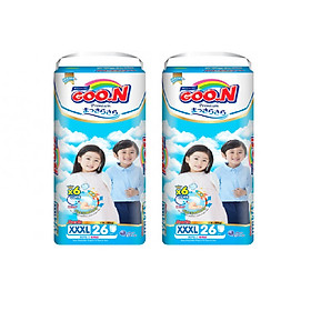 Combo 2 bịch tã quần Goo.n Premium super jumbo XXXL26