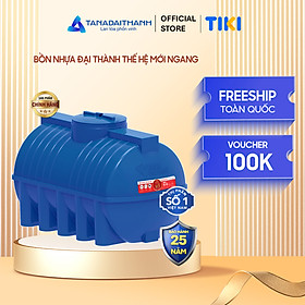 Mua Bồn nước nhựa Đại Thành Thế Hệ Mới Ngang 500L 1000L 1500L 2000L - Hàng chính hãng  bảo hành 25 năm (Chỉ bán tại khu vực miền Nam)