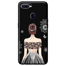 Ốp in cho Oppo A5s Cô Gái Váy Xám - Hàng chính hãng