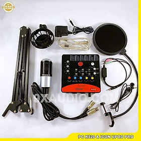 Mua Combo thu âm livestream cực đỉnh icon upod pro và mic PC K320