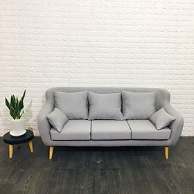 Sofa băng chung cư 1.8m (XÁM) Tặng bộ 5 gối trang trí