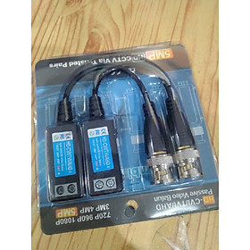 Mua 10 bộ video balun 5mp lõi đồng  chống nhiễu cho camera (loại vặn)