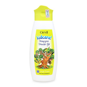 Crevil Kid care Shampoo & Shower Gel: Sữa tắm gội cho bé 2 trong 1 300ml