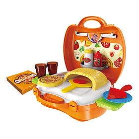 Bộ đồ chơi nhập vai BOWA 8313-Vali làm pizza 22 món