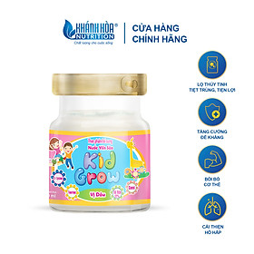 Nước Yến Sào 12% KidGrow Vị Dâu - Khánh Hòa Nutrition - Lọ 70 ML