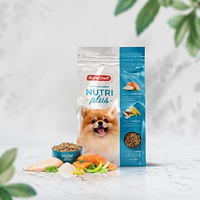 Thức Ăn Hạt Khô Cho Chó Con EUROCHEF NUTRIPLUS PUPPY Túi 500g Và 2kg - YonaPetshop - 500g