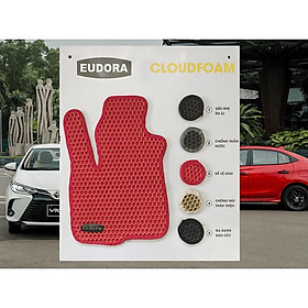 Thảm trải sàn, lót sàn cao su chính hãng Eudora CloudFoam cho xe TOYOTA VIOS mới nhất - 2014